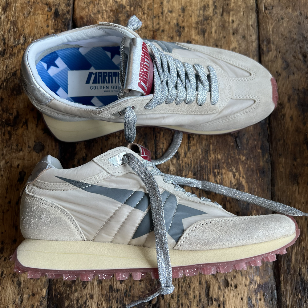 Golden Goose Running Marathon Pink, Gold, Silver GG309 — Etc